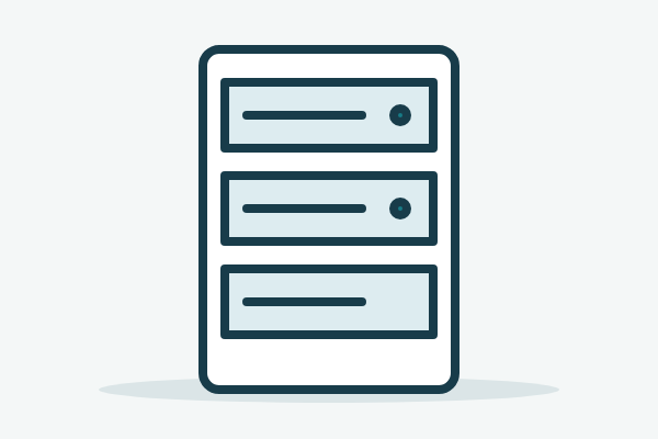 Server product or service illustration